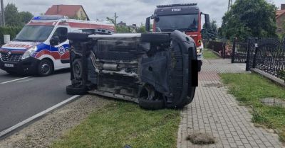 Wypadek z udziałem czterech pojazdów