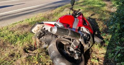 Motocyklista miał ponad promil alkoholu